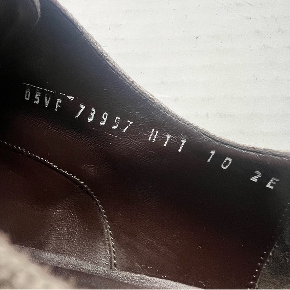 Salvatore Ferragamo Men’s 10 Mixed Media Wingtips Derbies Shoes - Picture 10 of 11